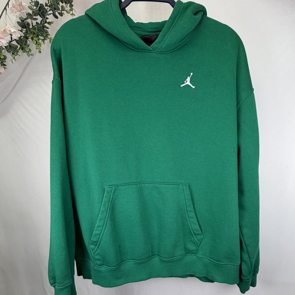 Nike Air Jordan Jump Man Women's Green Long Sleeve Hoodie Extra Large XL